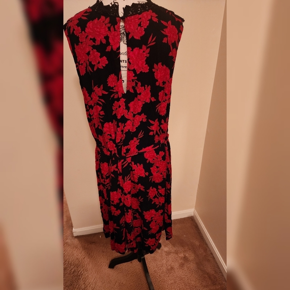 *Mini Crinkle Gauze Crochet Dress - Picture 6 of 7